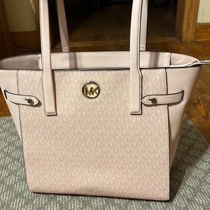 Authentic MK large pink tote.